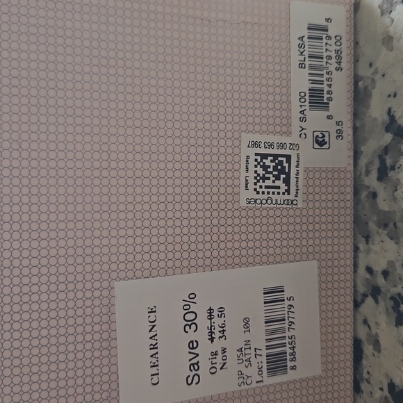 SJP by Sarah Jessica Parker Black Satin Slingback Heels - Picture 13 of 13